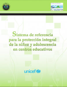 Read more about the article Sistema de Referencia para la Protección de Niñez y Adolescencia en Centro Educativos